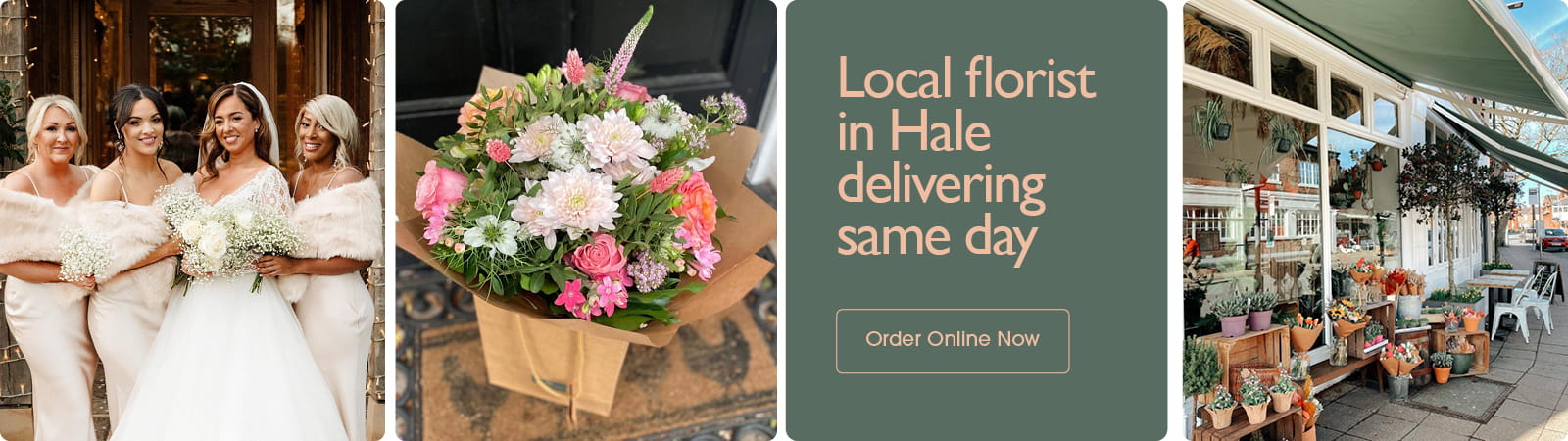 Seasonal bouquets from The Little Garden Flower And Plant Shop in Hale offering same-day delivery